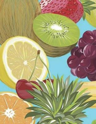 Fruit Notebook Large Size 8.5 x 11 Ruled 150 Pages