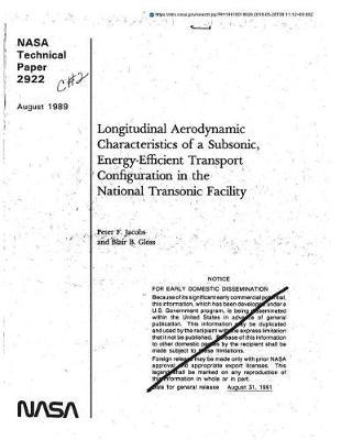 Longitudinal Aerodynamic Characteristics of a Subsonic, Energy-Efficient Transport Configuration in the National Transonic Facility