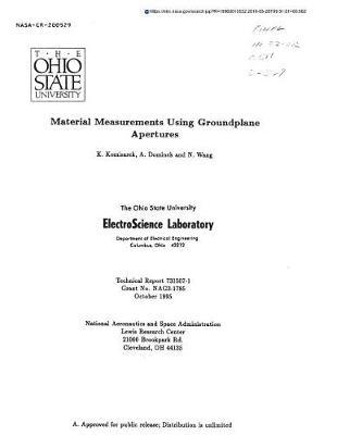 Material Measurements Using Groundplane Apertures