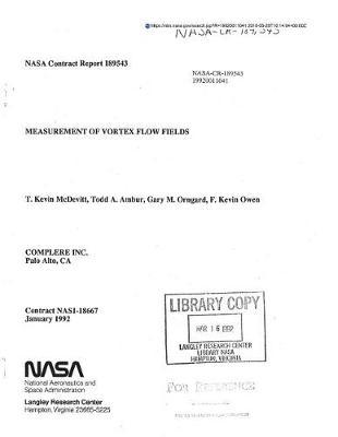 Measurement of Vortex Flow Fields