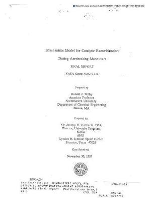 Mechanistic Model for Catalytic Recombination During Aerobraking Maneuvers