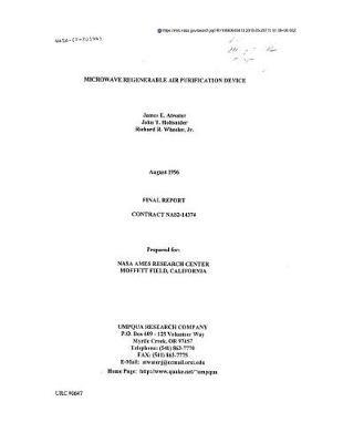 Microwave Regenerable Air Purification Device