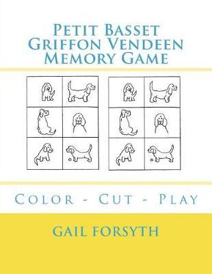 Petit Basset Griffon Vendeen Memory Game: Color - Cut - Play