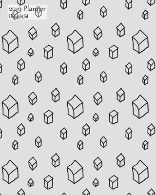 2019 Planner Thoughtful: Bi Weekly 2019 Calendar Organizer Appointment Book, Isometric Cubes Cover, Biweekly Schedule View, 8x10, with Yearly and Monthly Pages