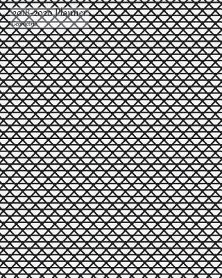 2018-2020 Planner Geometric: 3 Year 2018-2020 Monthly Calendar Organizer Appointment Book, Regular Triangulation Cover, Three Years 36 Months, 8x10