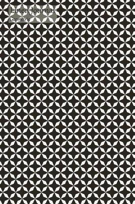 Lined Journal Geometric: Medium College Ruled Notebook with Stars and Octagons Cover