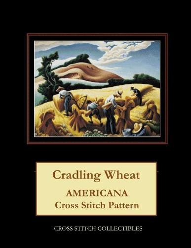 Cradling Wheat: Americana Cross Stitch Pattern