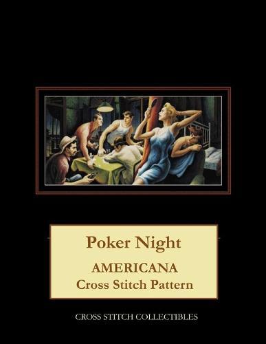 Poker Night: Americana Cross Stitch Pattern