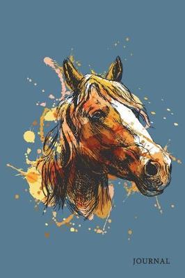 Journal: Horses College Ruled Notebook - Journal Composition Book Lined Paper for Drawing Writing Journaling Notes & Lettering - Small (6 X 9) Matte Softcover