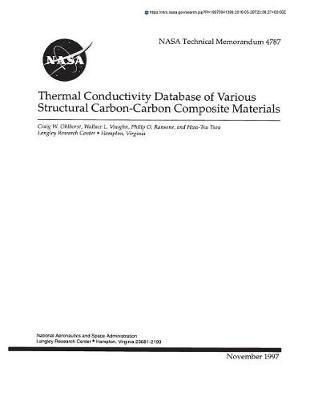 Thermal Conductivity Database of Various Structural Carbon-Carbon Composite Materials