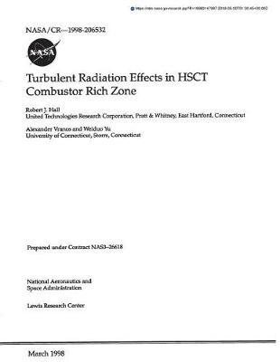 Turbulent Radiation Effects in Hsct Combustor Rich Zone