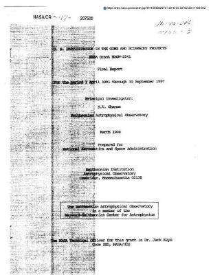 Us Participation in the Gome and Sciamachy Projects