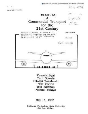 Vlct-13: A Commercial Transport for the 21st Century