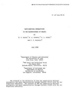 Wave-Particle Interactions in the Magnetosphere of Uranus