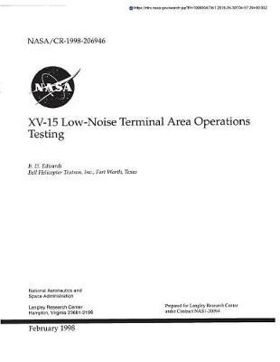 XV-15 Low-Noise Terminal Area Operations Testing