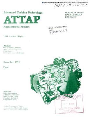 Advanced Turbine Technology Applications Project (Attap)