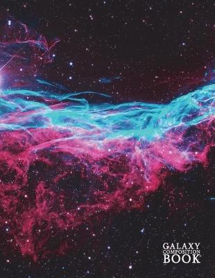 Galaxy Composition Book: Deep Space Universe Starry Night Moon Phase Blank Page Journal Notebook Diary Log Book for Note Taking, Journaling, Sketching, Work and School - Large (8.5 X 11) Soft Matte Cover