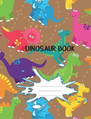 Dinosaur Book: Handwriting Practice Book For Kids Awesome Dinosaur Penmanship Book For Boys And Girls Pre-K- 3rd Grade Double Lines With Dotted Line In The Middle 100 Pages 7.44 X 9.69 Back To School Supplies Blank Lined Handwriting Paper Dino Vol 3