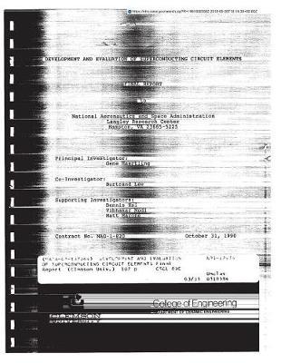 Development and Evaluation of Superconducting Circuit Elements