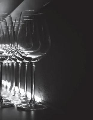 Glasses Notebook Large Size 8.5 x 11 Ruled 150 Pages