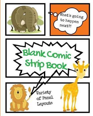 Blank Comic Strip Book Jungle Stories