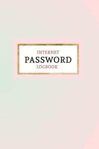 Internet Password Logbook: Keep Your Passwords Organized in Style - Password Logbook, Password Keeper, Online Organizer Pink Design
