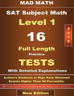 2018 SAT Subject Math Level-I 16 Tests