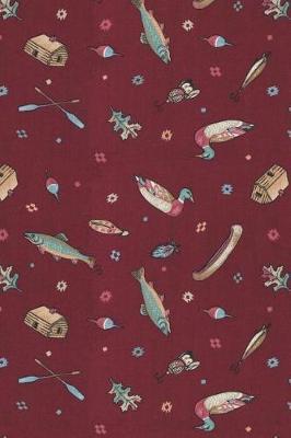 Wilderness: 6x9 Journal - Lined Paper - 150 Pages, Notes, To-Do Lists, Reminders, School Work Office Home for Kids and Adults, Camping Boating Log Cabin Fishing Wallpaper Fabric Design