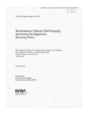 Instantaneous Velocity Field Imaging Instrument for Supersonic Reacting Flows