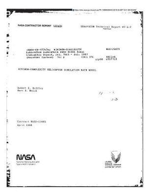 Minimum-Complexity Helicopter Simulation Math Model