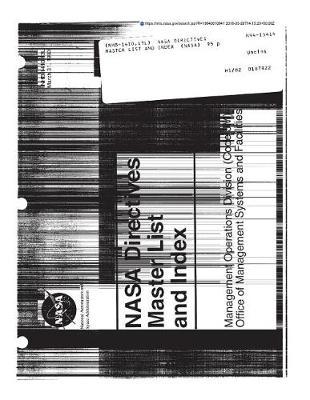 NASA Directives Master List and Index