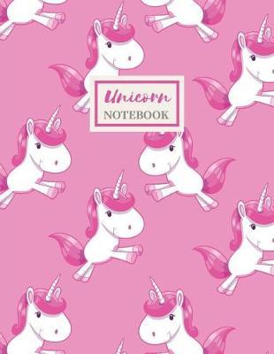 Pink Unicorn Composition Notebook - Back To School Journal For Girls: Cute Alicorn for Writing Notes, College-Ruled, 120-Page, Blank, Lined. Letter Sized 8.5 x 11 inch; 21.59 x 27.94 cm