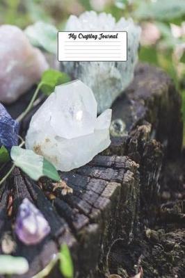 My Crafting Journal: Versatile 6x9 Notebook Journal for Crafters and Crafting Log Book, Quote Journal or Idea Diary Unique Inspirational Gift for Friend or Teacher - Birthday, Retirement or Christmas Present - Crafting Dark Blue Crystal