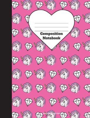 Composition Notebook Unicorn Diamond Back To School