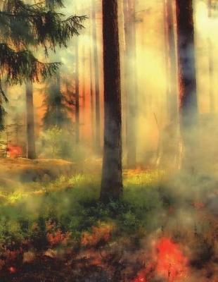 Bushfire Notebook Large Size 8.5 x 11 Ruled 150 Pages