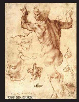 Sketchbook: Michelangelo's Studies for the Libyan Sybil: 8.5 X 11 Inches - 200 Blank Pages with Borders