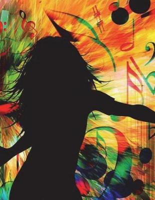 Dance Notebook Large Size 8.5 x 11 Ruled 150 Pages