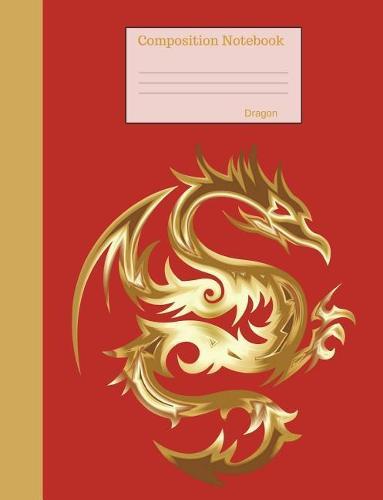 Composition Notebook Dragon: Graph Paper Book to write in for school, take notes, for kids, students, teachers, homeschool, abstract Monster Cover