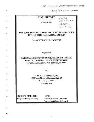 Develop Advanced Nonlinear Signal Analysis Topographical Mapping System