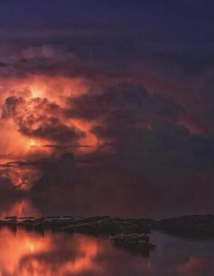 Thunderstorm Ocean Twilight Storm Chasing Clouds Weather Forecast Meteorology: Notebook Journal Diary Composition Book Large Size 150 Ruled Pages for School, Office or Home Softcover Great Gift