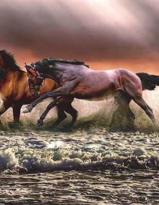 Horse Horses Equine Equestrian Brumby Cavalry Galopping Racing Herd Wild Pasture: Notebook Journal Diary Composition Book Large Size 150 Ruled Pages for School, Office or Home Softcover Great Gift