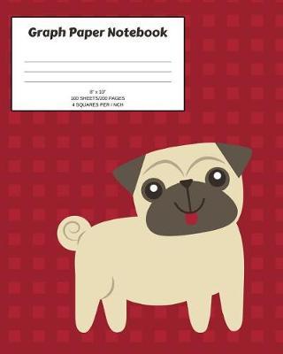 Graph Paper Notebook: Dog, Pug
