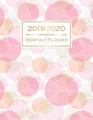 2019-2020 Monthly Planner: Abstract Geometric Style Two Year Calendar Planning Time Management Organizer Notebook for Everyone