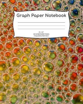 Graph Paper Notebook: Multi-Color Abstract Design
