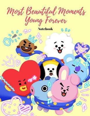 Kpop Most Beautiful Moments Young Forever Notebook: Back to School Composition Wide-Ruled Journal for Grade School Girls