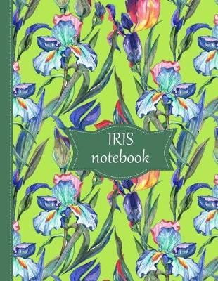 Iris Notebook: Green Cover