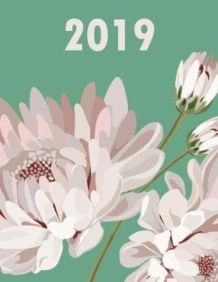 2019 Floral Planner: 12 Month Large Horizontal Yearly, Monthly and Weekly Calendar Planner for 2019 with Lots of Space for Notes (Us Holidays)