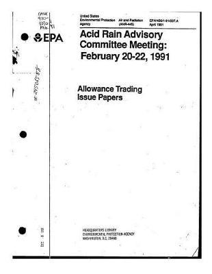 Acid Rain Advisory Committee Meeting: February 20-22