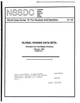 Global Change Data Sets: Excerpts from the Master Directory, Version 2.0
