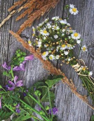 Wildflowers Notebook Large Size 8.5 x 11 Ruled 150 pages Softcover